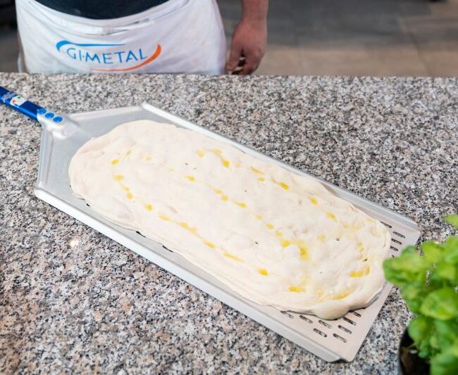 Meter Peel With Dough