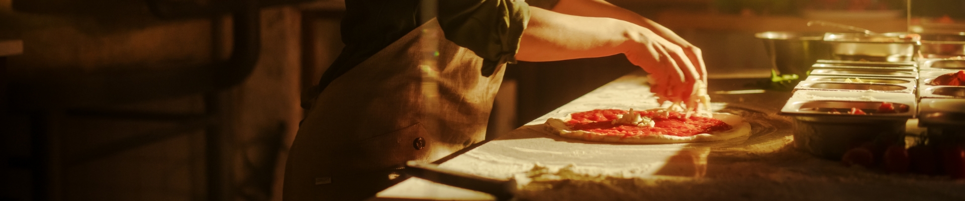 Traditional Neapolitan Pizza Banner